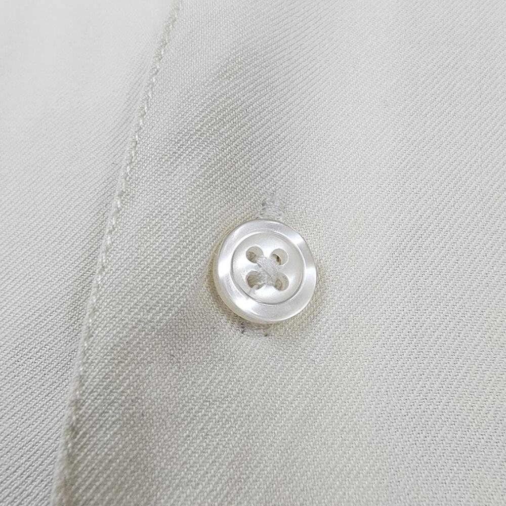 Bobby Chan Shirt Mens Large Cream Silk Bamboo Tropical Bar 19th Hole Casual Golf - Picture 11 of 16
